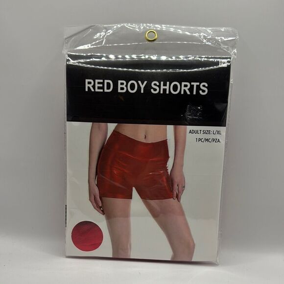 Pants - Red Boy Shorts